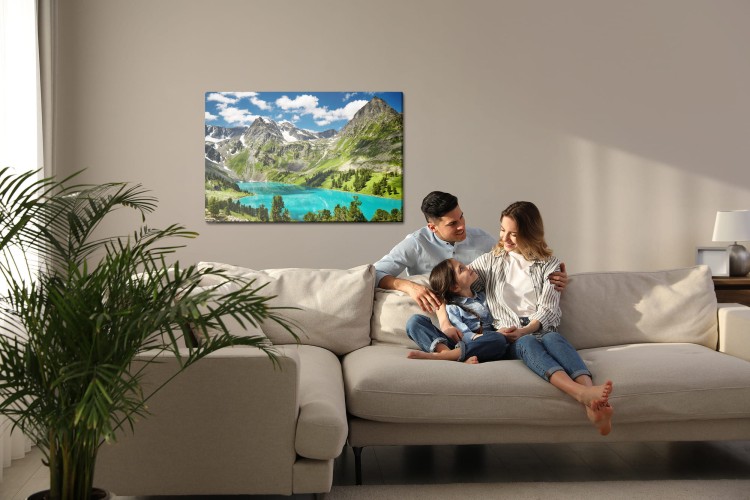 Obraz Na Płótnie Jezioro W Górach