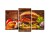 Obraz Wieloczęściowy Domowy Hamburger
