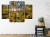 Obraz Wieloczęściowy Słoneczny Leśny Krajobraz 3D