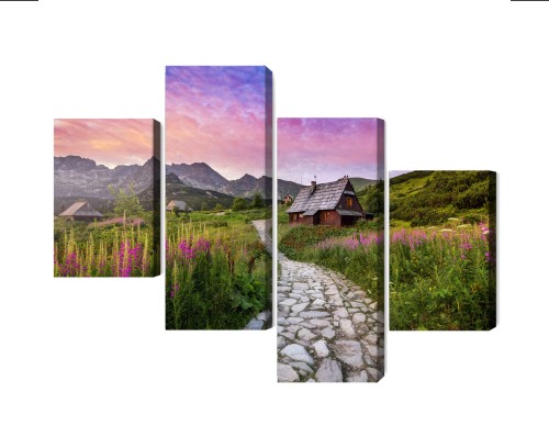 Obraz Wieloczęściowy Hala Gąsienicowa W Tatrach 3D