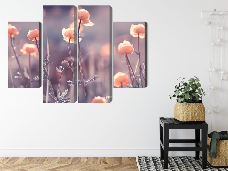 Obraz Wieloczęściowy Wiosenne Kwiaty 3D