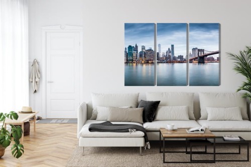 Obraz Wieloczęściowy Panoramiczny Widok Na Nowy Jork