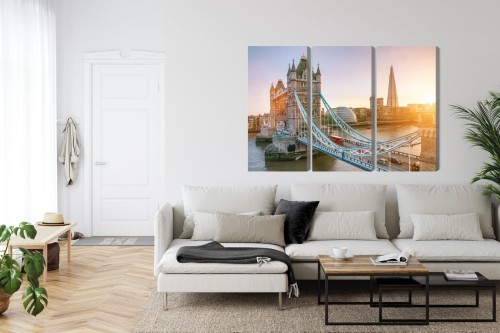 Obraz Wieloczęściowy Tower Bridge O Wschodzie Słońca