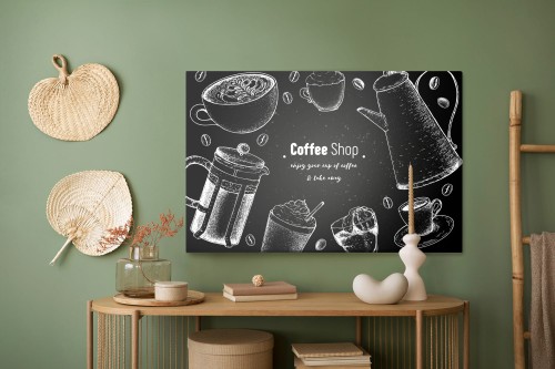 Obraz Na Płótnie Dzbanki Do Kawy