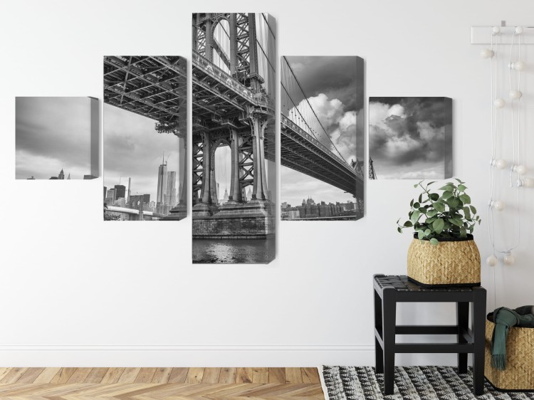 Obraz Wieloczęściowy Most Manhattan W Nowym Jorku