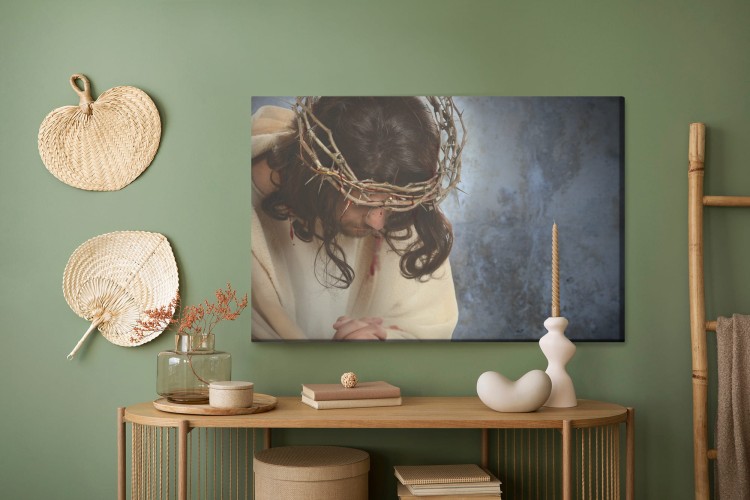 Obraz Na Płótnie Jezus W Koronie Cierniowej