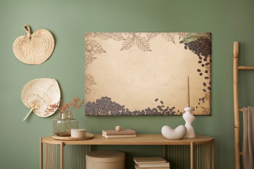 Obraz Na Płótnie Ziarna Na Worku Jutowym