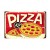 Obraz Na Płótnie Pizza I Napis Retro