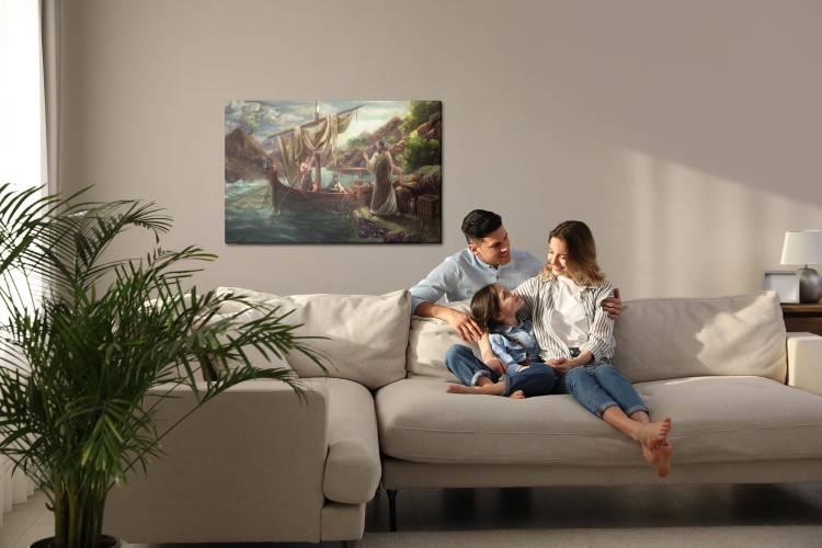 Obraz Na Płótnie Chrystus Wzywa Apostołów