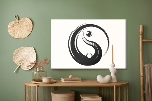 Obraz Na Płótnie Symbol Yin Yang