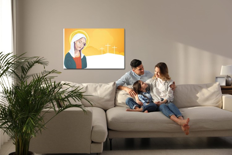 Obraz Na Płótnie Portret Najświętszej Maryi Panny