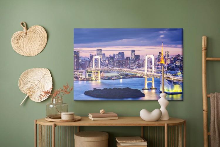 Obraz Na Płótnie Tęczowy Most W Tokio