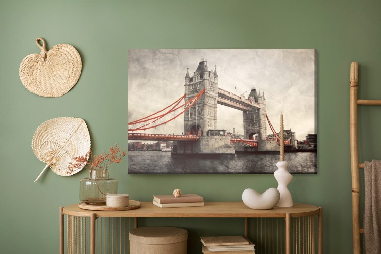 Obraz Na Płótnie Tower Bridge W Stylu Retro