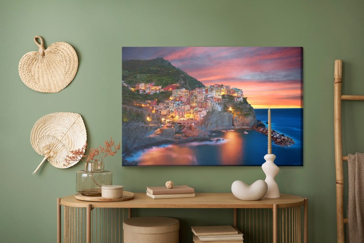 Obraz Na Płótnie Miasto Manarola, Włochy