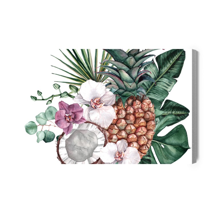 Obraz Na Płótnie Tropikalne Owoce I Orchidee