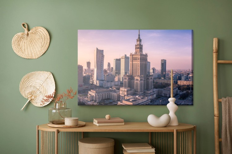 Obraz Na Płótnie Panorama Miasta Warszawy