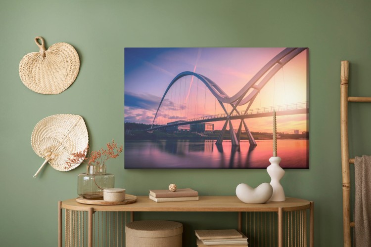 Obraz Na Płótnie Most Infinity Bridge, Wielka Brytania