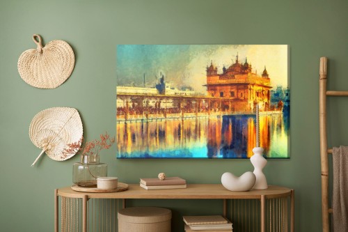 Obraz Na Płótnie Złota Świątynia W Amritsar