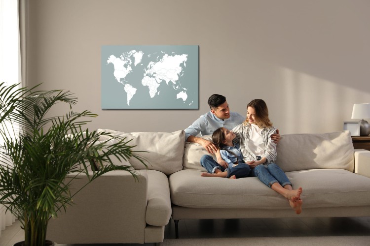 Obraz Na Płótnie Mapa Świata