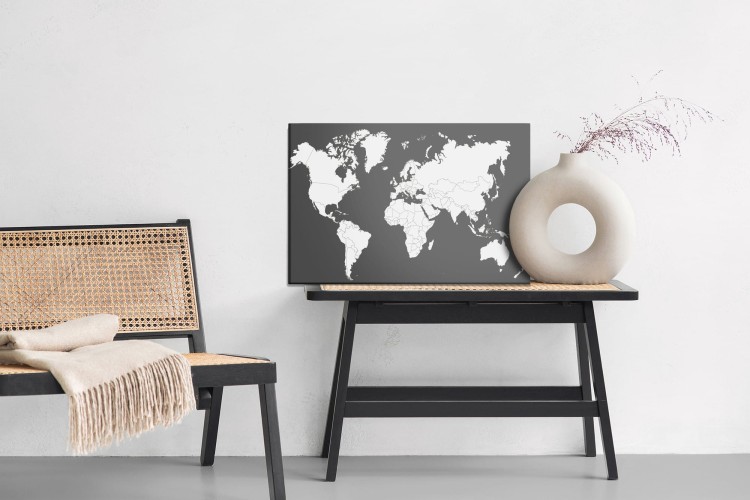 Obraz Na Płótnie Klasyczna Mapa Świata