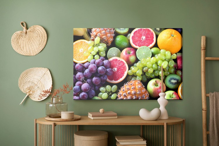 Obraz Na Płótnie Piękne Owoce Z Bliska