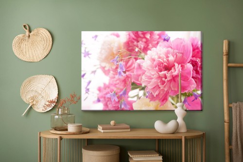Obraz Na Płótnie Różowe Piwonie